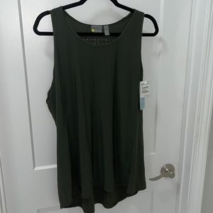 NWT Zella Workout Tank Green Size 2X